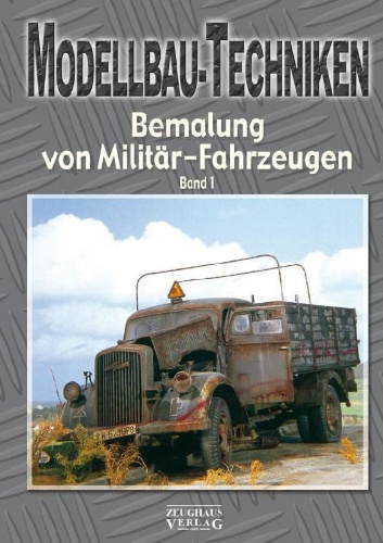 Buchcover und Innenansicht für das Buch: Modellbau-Techniken Bemalung von Militär-Fahrzeugen