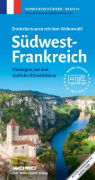 Buchcover und Innenansicht für das Buch: Entdeckertouren mit dem Wohnmobil Südwestfrankreich