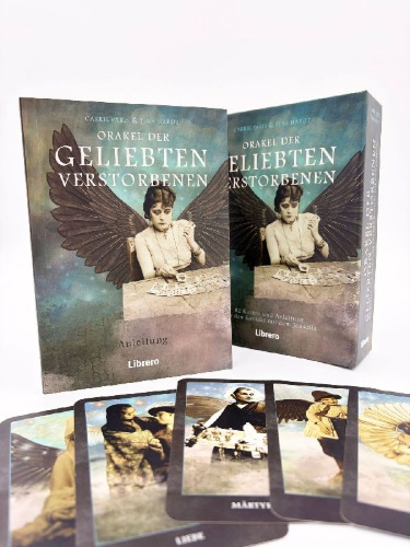 Buchcover und Innenansicht für das Buch: Orakel der geliebten Verstorbenen