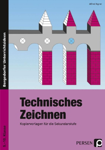 Buchcover und Innenansicht für das Buch: Technisches Zeichnen