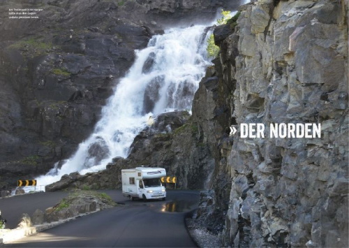 Buchcover und Innenansicht für das Buch: Europa mit dem Wohnmobil