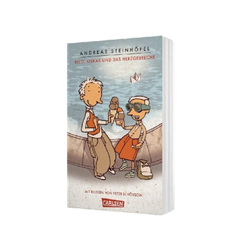 Buchcover und Innenansicht für das Buch: Rico, Oskar und das Herzgebreche (Rico und Oskar 2)