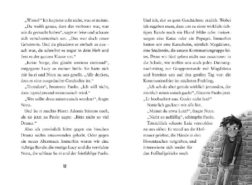 Buchcover und Innenansicht für das Buch: Die verbotene Mission. Die Koki-Bande