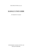 Buchcover und Innenansicht für das Buch: Kabale und Liebe