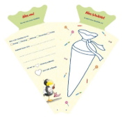 Buchcover und Innenansicht für das Buch: Der kleine Rabe Socke: Hallo Schule, jetzt komme ich!