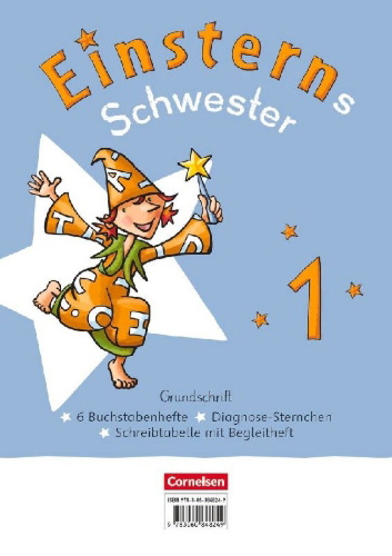 Buchcover und Innenansicht für das Buch: Einsterns Schwester - Erstlesen 1. Schuljahr. Grundschrift: 6 Buchstabenhefte im Paket