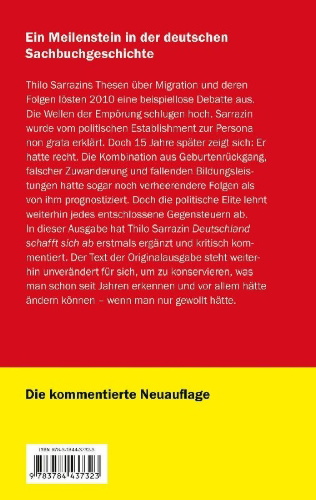 Buchcover und Innenansicht für das Buch: Deutschland schafft sich ab
