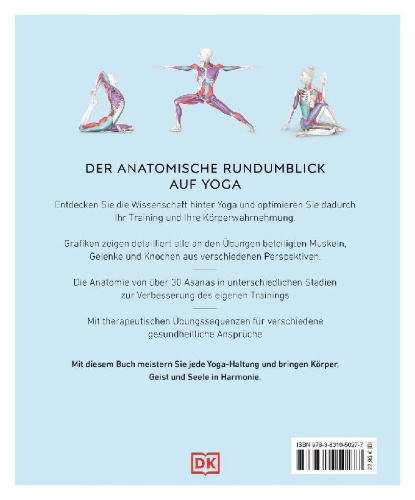Buchcover und Innenansicht für das Buch: Yoga verstehen - Die Anatomie der Yoga-Haltungen