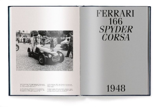 Buchcover und Innenansicht für das Buch: The Ferrari Book - Passion for Design