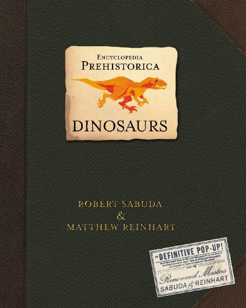 Buchcover und Innenansicht für das Buch: Encyclopedia Prehistorica Dinosaurs