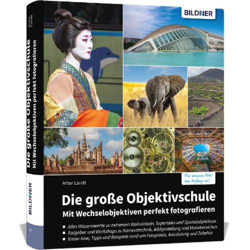 Buchcover und Innenansicht für das Buch: Die große Objektivschule