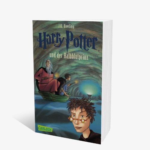 Buchcover und Innenansicht für das Buch: Harry Potter and the Half-Blood Prince