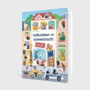 Buchcover und Innenansicht für das Buch: Willkommen in Wimmelstedt