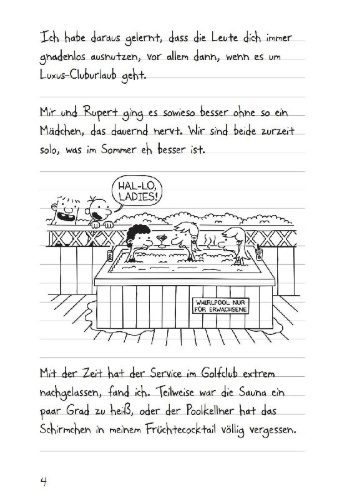 Buchcover und Innenansicht für das Buch: Diary of a Wimpy Kid: Dog Days