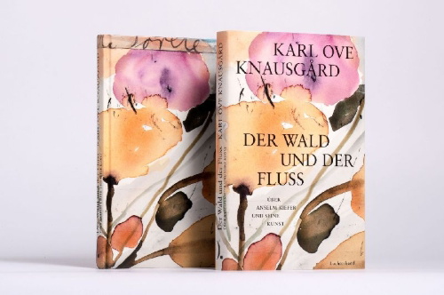 Buchcover und Innenansicht für das Buch: Skogen og elva. Om Anselm Kiefer og kunsten hans