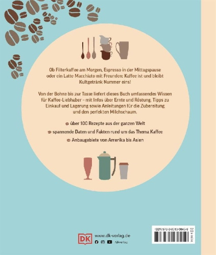Buchcover und Innenansicht für das Buch: Das Kaffee-Buch
