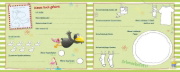 Buchcover und Innenansicht für das Buch: Der kleine Rabe Socke: Alle meine Kindergarten-Freunde