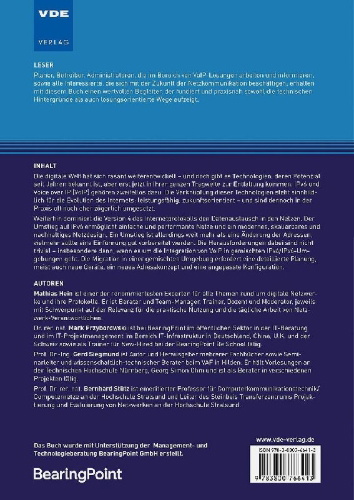 Buchcover und Innenansicht für das Buch: Voice over IPv6