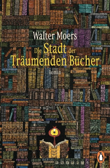 Buchcover und Innenansicht für das Buch: Die Stadt der Träumenden Bücher