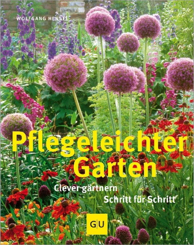Buchcover und Innenansicht für das Buch: Pflegeleichter Garten