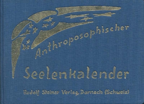 Buchcover und Innenansicht für das Buch: Anthroposophischer Seelenkalender. 52 Wochensprüche