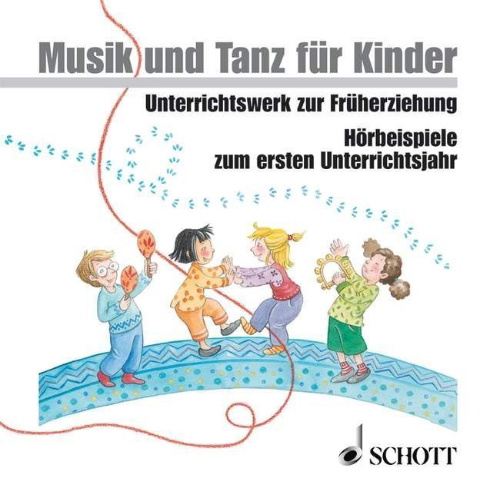 Buchcover und Innenansicht für das Buch: Musik und Tanz für Kinder 1 - Lehrer-CD-Box
