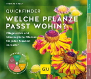 Buchcover und Innenansicht für das Buch: Quickfinder Welche Pflanze passt wohin?