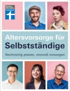 Buchcover und Innenansicht für das Buch: Altersvorsorge für Selbstständige