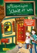 Buchcover und Innenansicht für das Buch: Die unlangweiligste Schule der Welt 7: Der Schüleraustausch