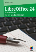 Buchcover und Innenansicht für das Buch: LibreOffice 24