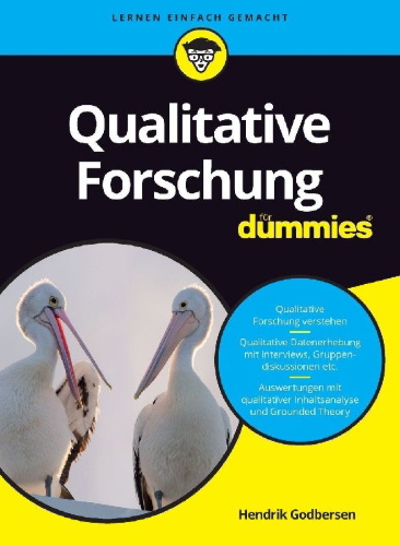 Buchcover und Innenansicht für das Buch: Qualitative Forschung für Dummies