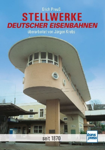 Buchcover und Innenansicht für das Buch: Stellwerke deutscher Eisenbahnen