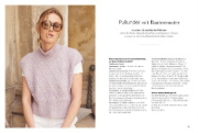 Buchcover und Innenansicht für das Buch: Stricken im Scandi- und Oversize Look
