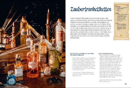 Buchcover und Innenansicht für das Buch: Plotten mit Harry Potter