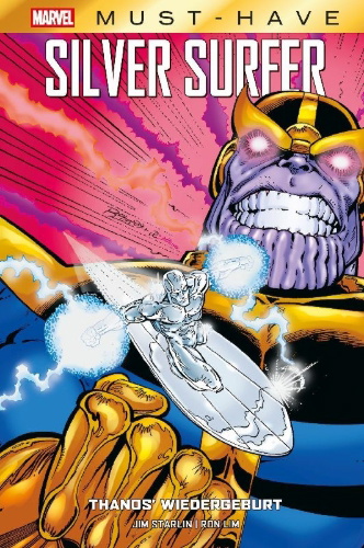 Buchcover und Innenansicht für das Buch: Silver Surfer (1987) #34-#38; Thanos Quest (1990) #1-#2: Logan's Run (1977) #6