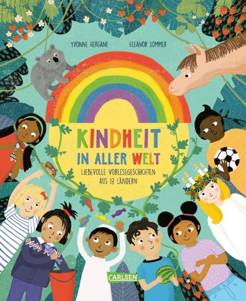 Buchcover und Innenansicht für das Buch: Kindheit in aller Welt