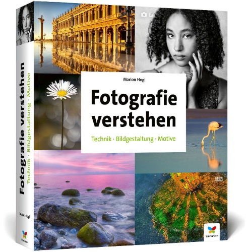 Buchcover und Innenansicht für das Buch: Fotografie verstehen