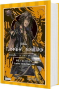 Buchcover und Innenansicht für das Buch: Disney: Twisted Wonderland - Roman: Rebell in der Wildnis