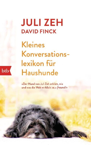 Buchcover und Innenansicht für das Buch: Kleines Konversationslexikon für Haushunde