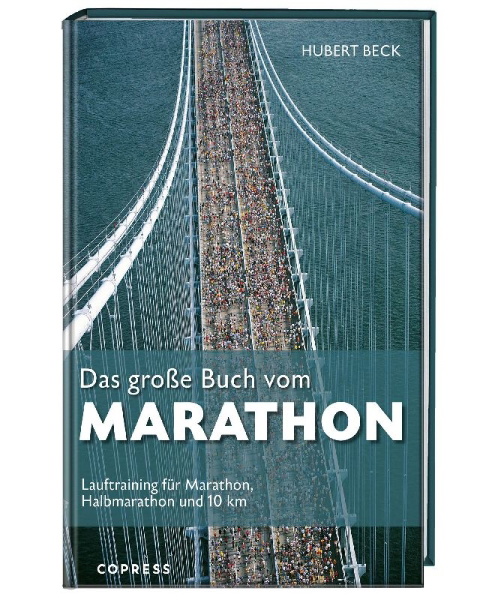 Buchcover und Innenansicht für das Buch: Das große Buch vom Marathon