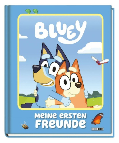 Buchcover und Innenansicht für das Buch: Bluey: Meine ersten Freunde