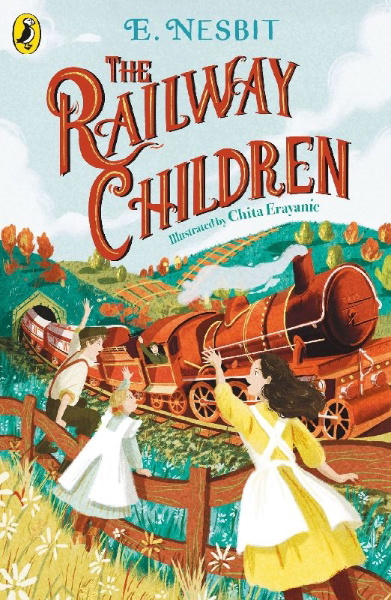 Buchcover und Innenansicht für das Buch: The Railway Children