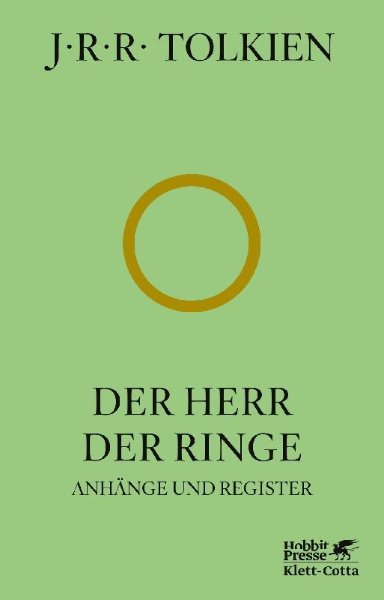Buchcover und Innenansicht für das Buch: Der Herr der Ringe - Anhänge und Register