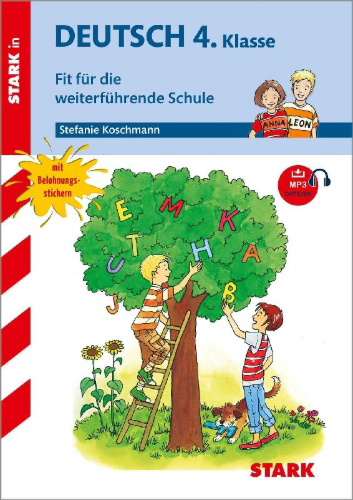 Buchcover und Innenansicht für das Buch: STARK Training Grundschule - Deutsch 4.Klasse Fit für die weiterführende Schule