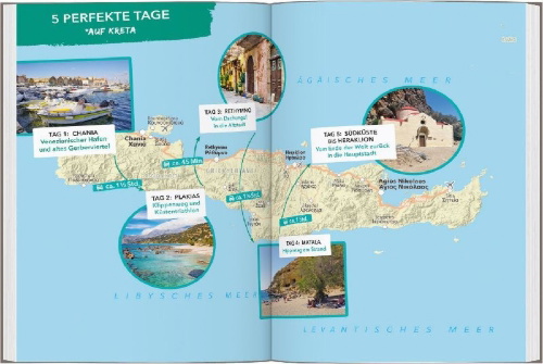 Buchcover und Innenansicht für das Buch: MARCO POLO OUTDOOR GUIDE Reiseführer Kreta