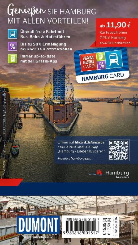 Buchcover und Innenansicht für das Buch: DUMONT direkt Reiseführer Hamburg