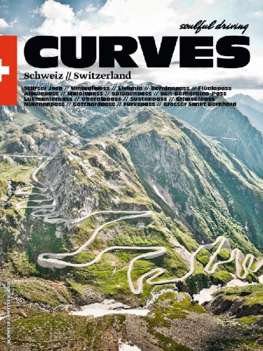 Buchcover und Innenansicht für das Buch: CURVES Schweiz