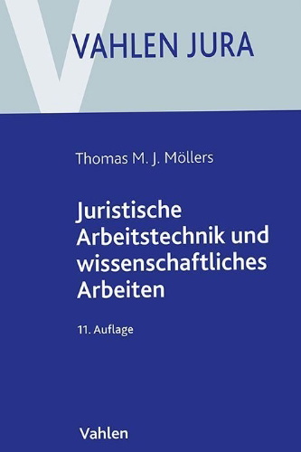 Buchcover und Innenansicht für das Buch: Juristische Arbeitstechnik und wissenschaftliches Arbeiten