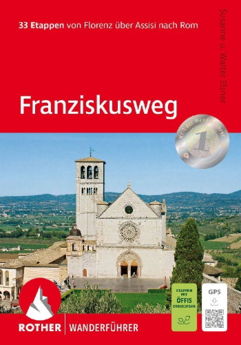 Buchcover und Innenansicht für das Buch: Franziskusweg