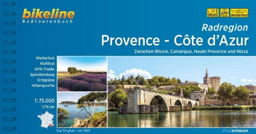 Buchcover und Innenansicht für das Buch: Radregion Provence - Côte d'Azur